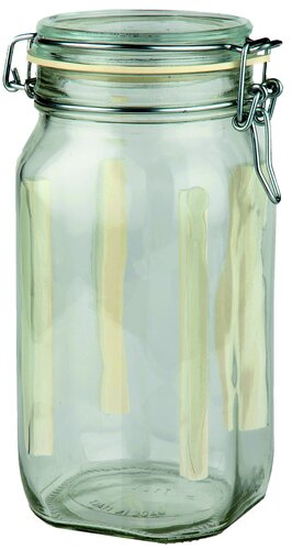 Bocal verre pour tonneau à polir MINI - 1,5 litre