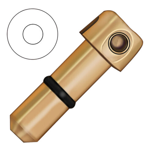 Porte outil pour queue ronde 3,17 mm QC Bronze, 1 pc